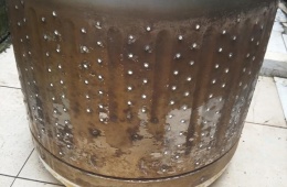 SAU KHI THÁO MÁY GIẶT VỆ SINH